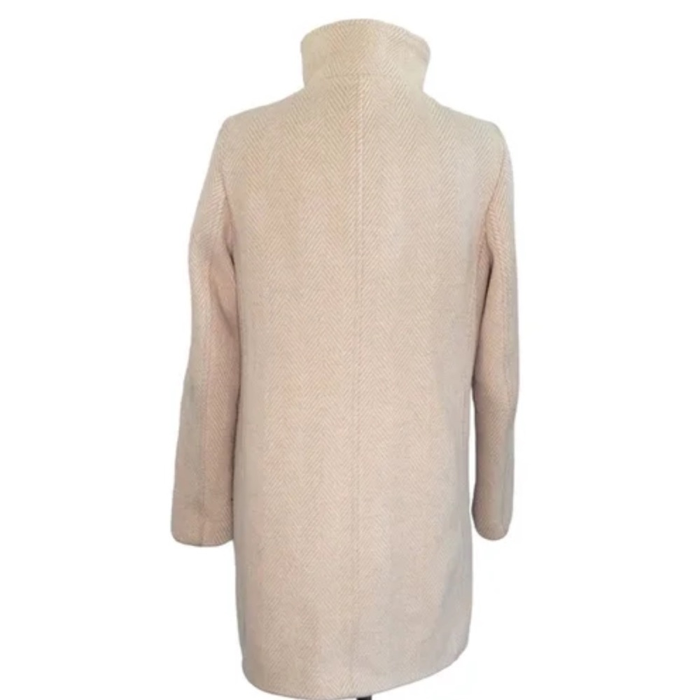 LOFT Herringbone Wool-Blend Coat *LIKE NEW* - Picture 4 of 4